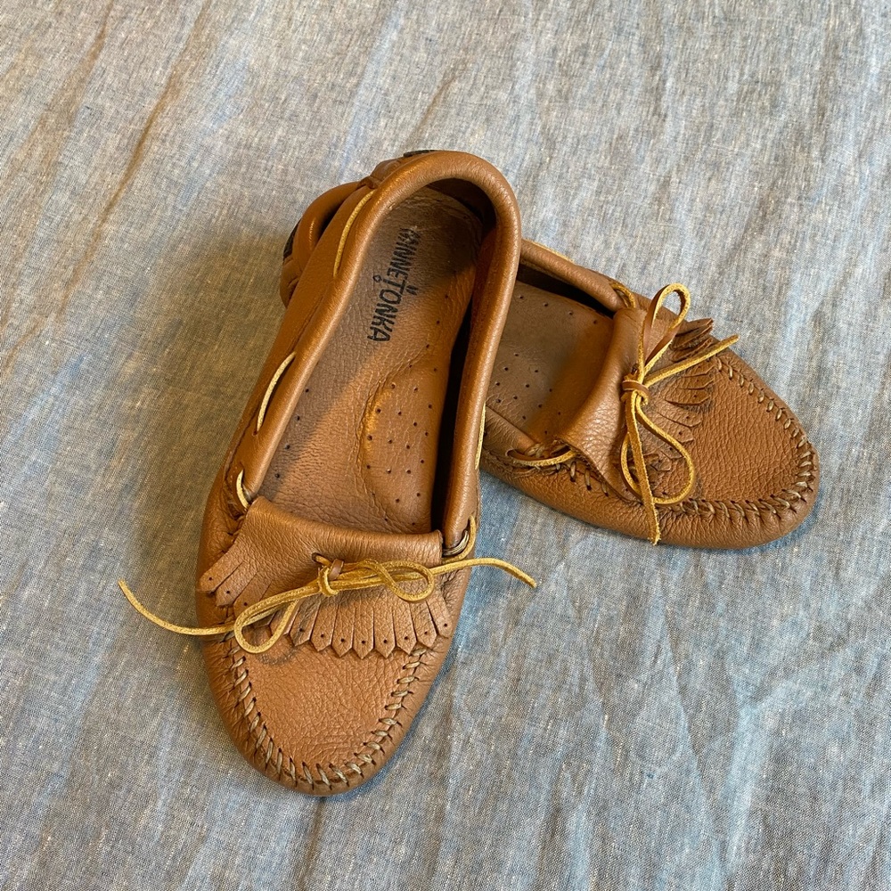 Minnetonka Leather Moccasins size 10
